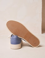 Baskets basses Alexandre - Toile bleu gris