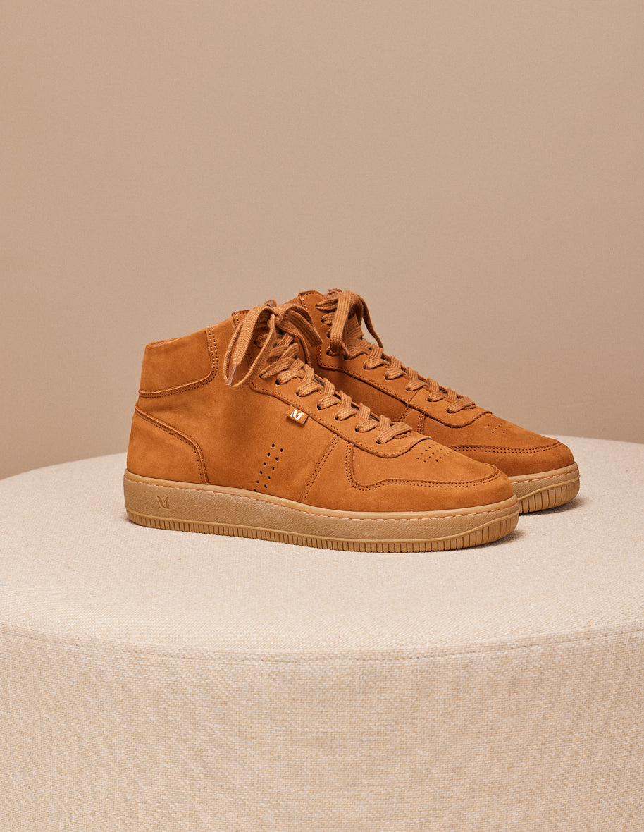 Arnaud upright baskets - Nubuck ambre
