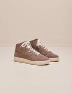 Arnaud upright baskets - Gray suede