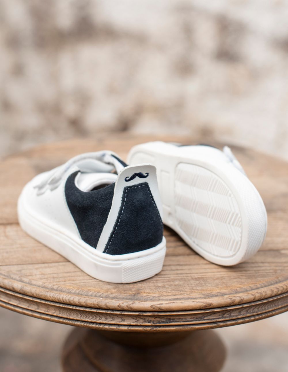 Children's Baskets René - White and marine
