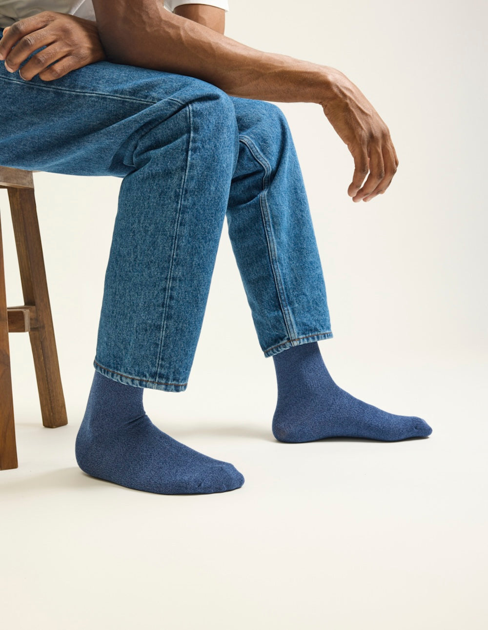 Pack of 3 Chaussettes - Chiné bleu