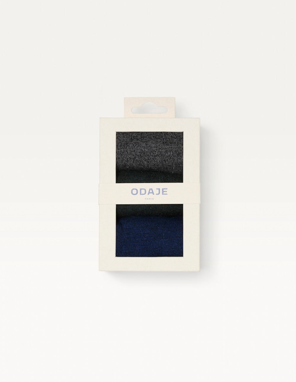 Pack of 3 Chaussettes - Chiné gray bleu and vert