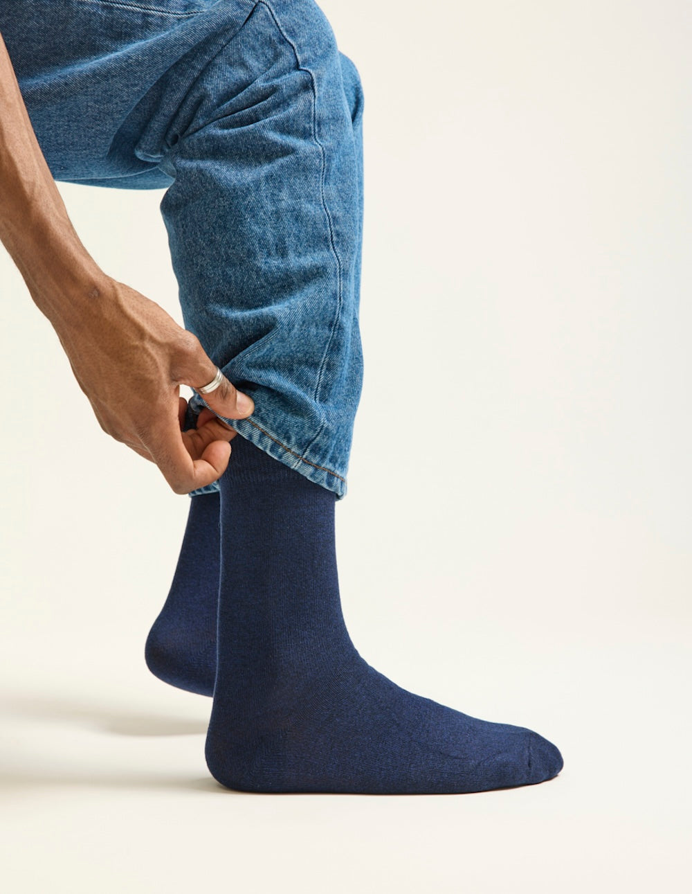 Pack of 3 Chaussettes - Chiné gray bleu and vert