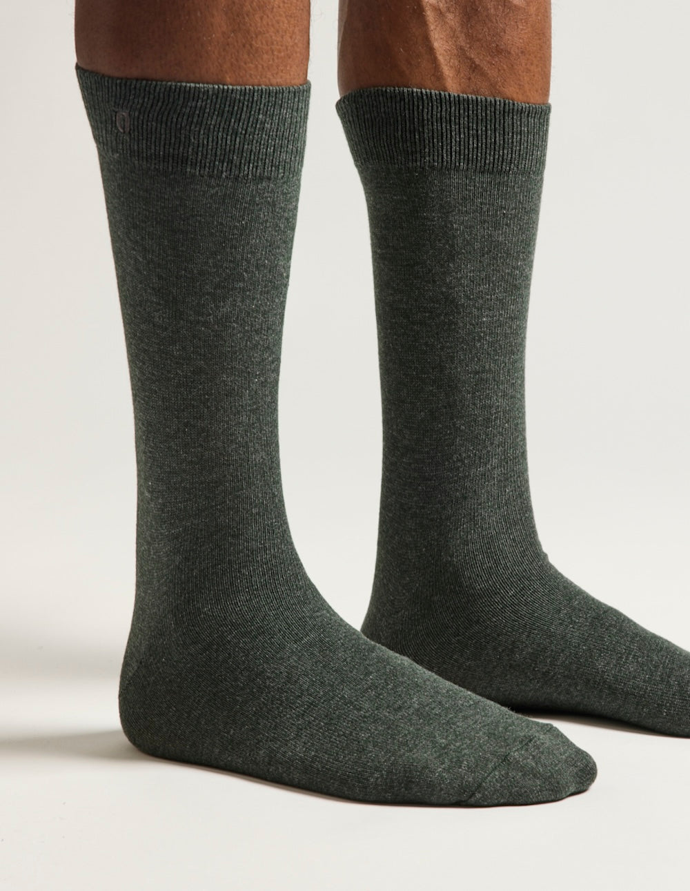 Pack of 3 Chaussettes - Chiné gray bleu and vert