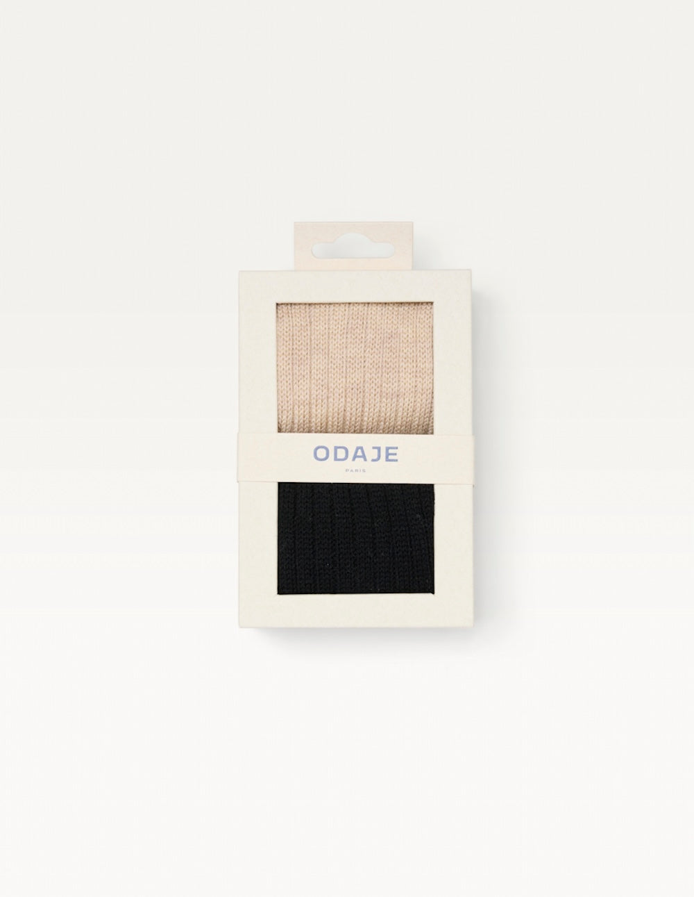 Pack of 2 Chaussettes - Épaisses Chaussettes Noir beige