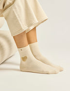 Pack of 3 Chaussettes - Brown doré ecru costume