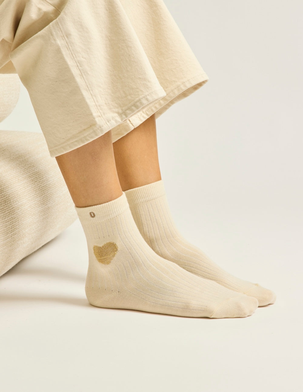 Pack of 3 Chaussettes - Brown doré ecru costume