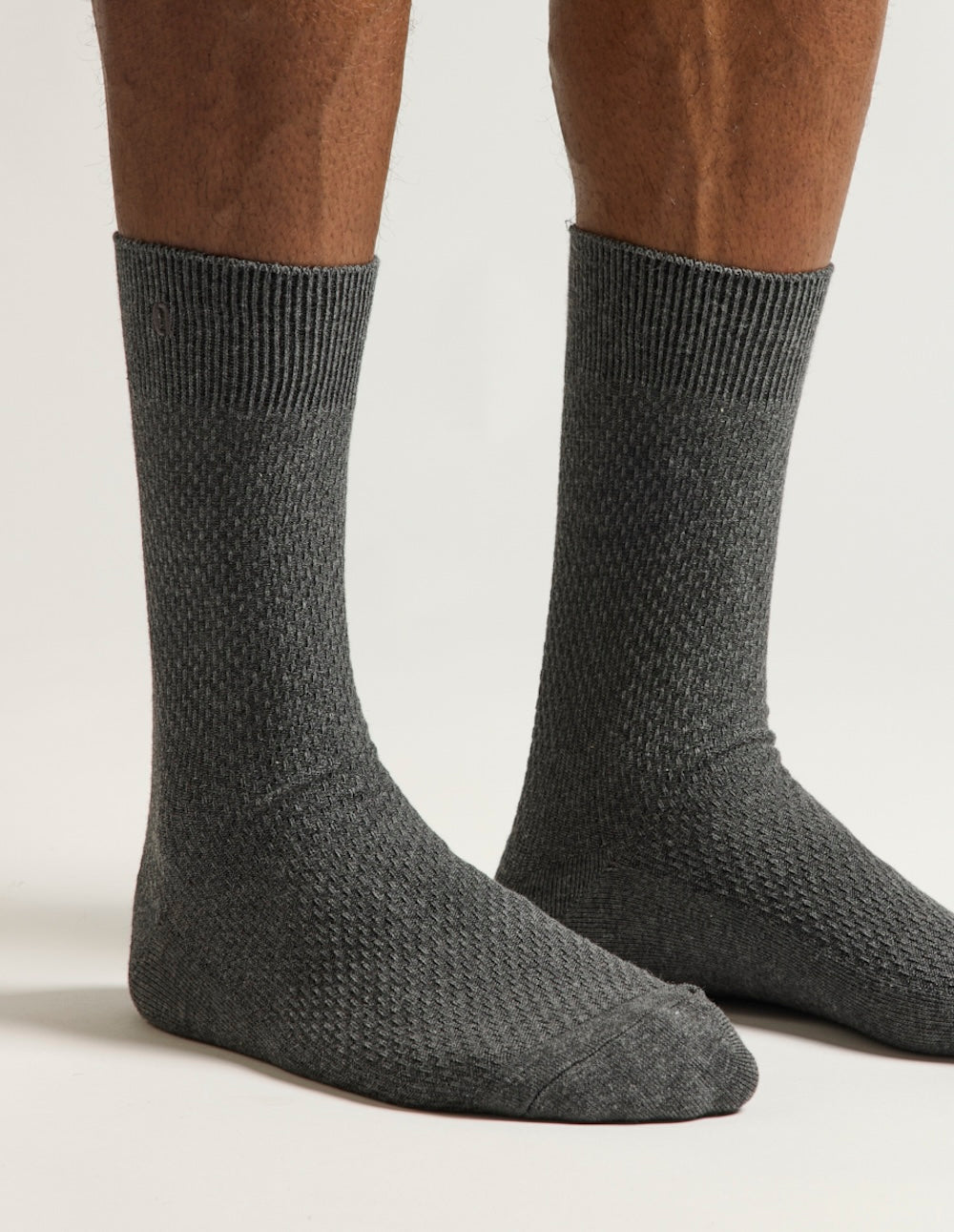 Pack of 3 Chaussettes - Gaufré marine burgundy and gray