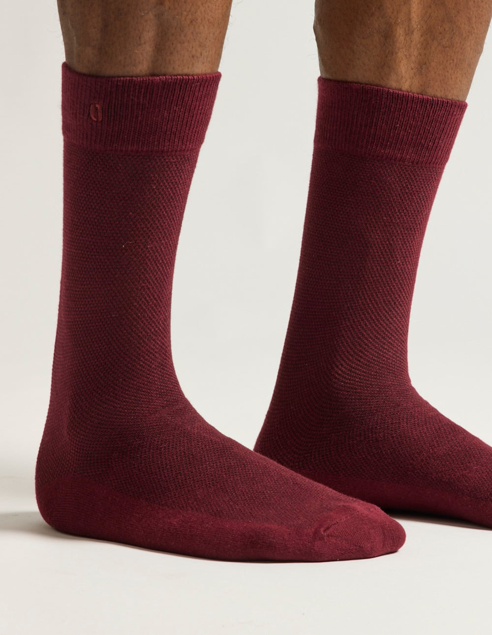 Pack of 3 Chaussettes - New Gaufré marine burgundy gray