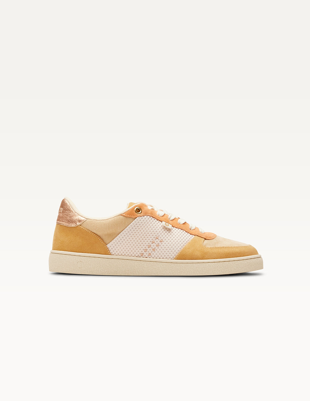 Baskets basses Marie - Beige crème pêche