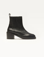 Janine ankle boots - Cuir noir