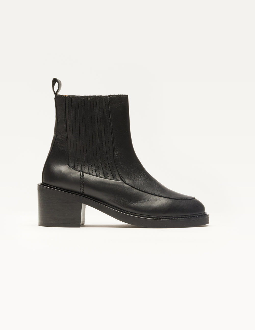Janine ankle boots - Cuir noir