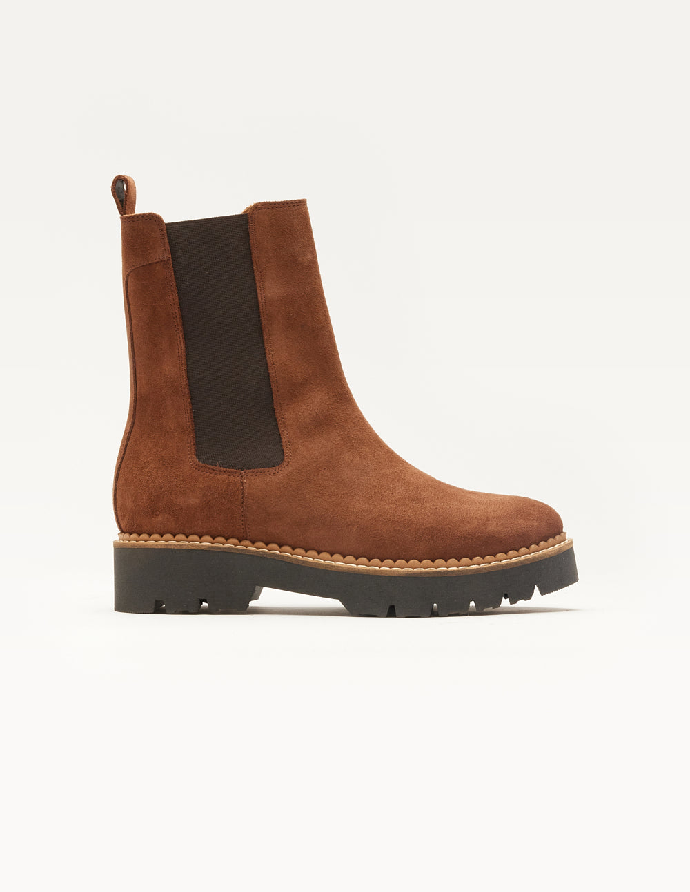 Poppy ankle boots - brown suede