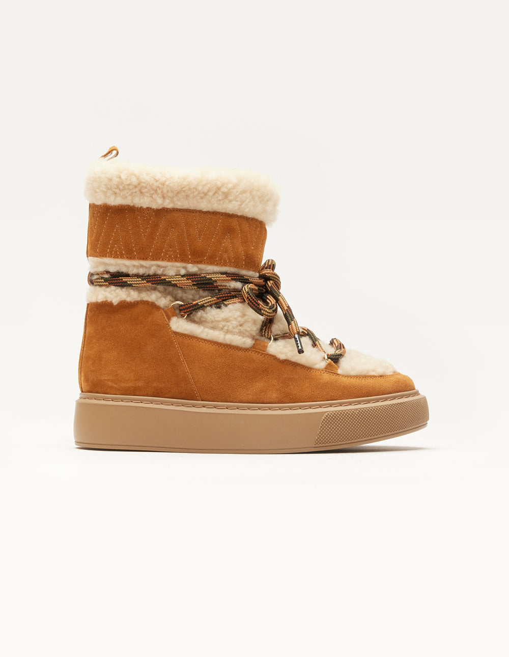 Sarah's Four-Red Bottes - Amber Suede