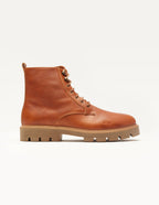 Bottines Théodore - Cognac grain pull-up