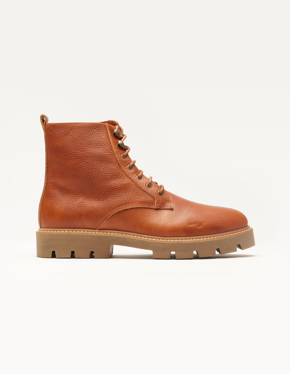 Bottines Théodore - Cognac grain pull-up