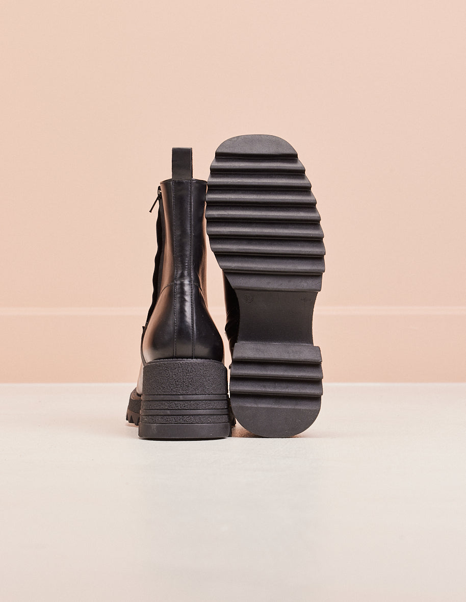 Ludivine ankle boots - Cuir noir