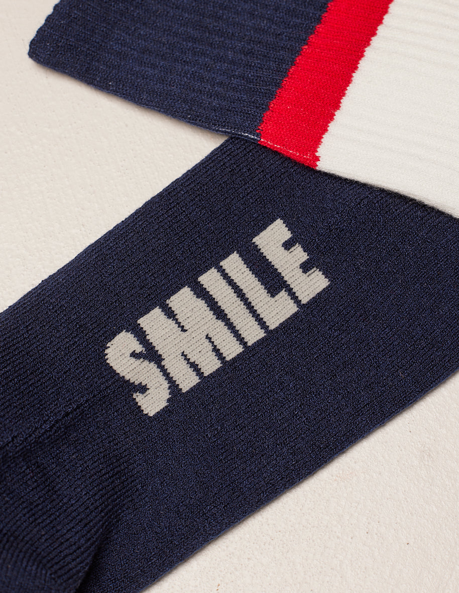 Pack of 2 chaussettes - Sport Bleu blanc rouge