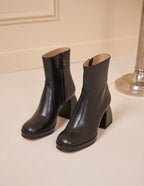 Marina ankle boots - Cuir noir