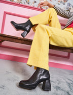Marina ankle boots - Cuir noir