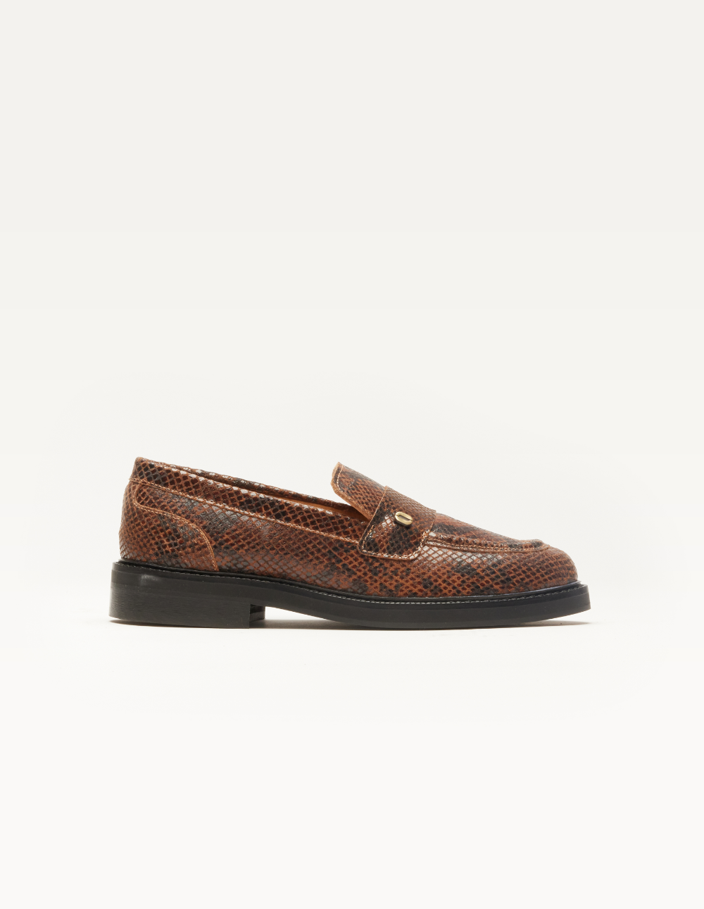 Marjorie loafers - Cuir brown python