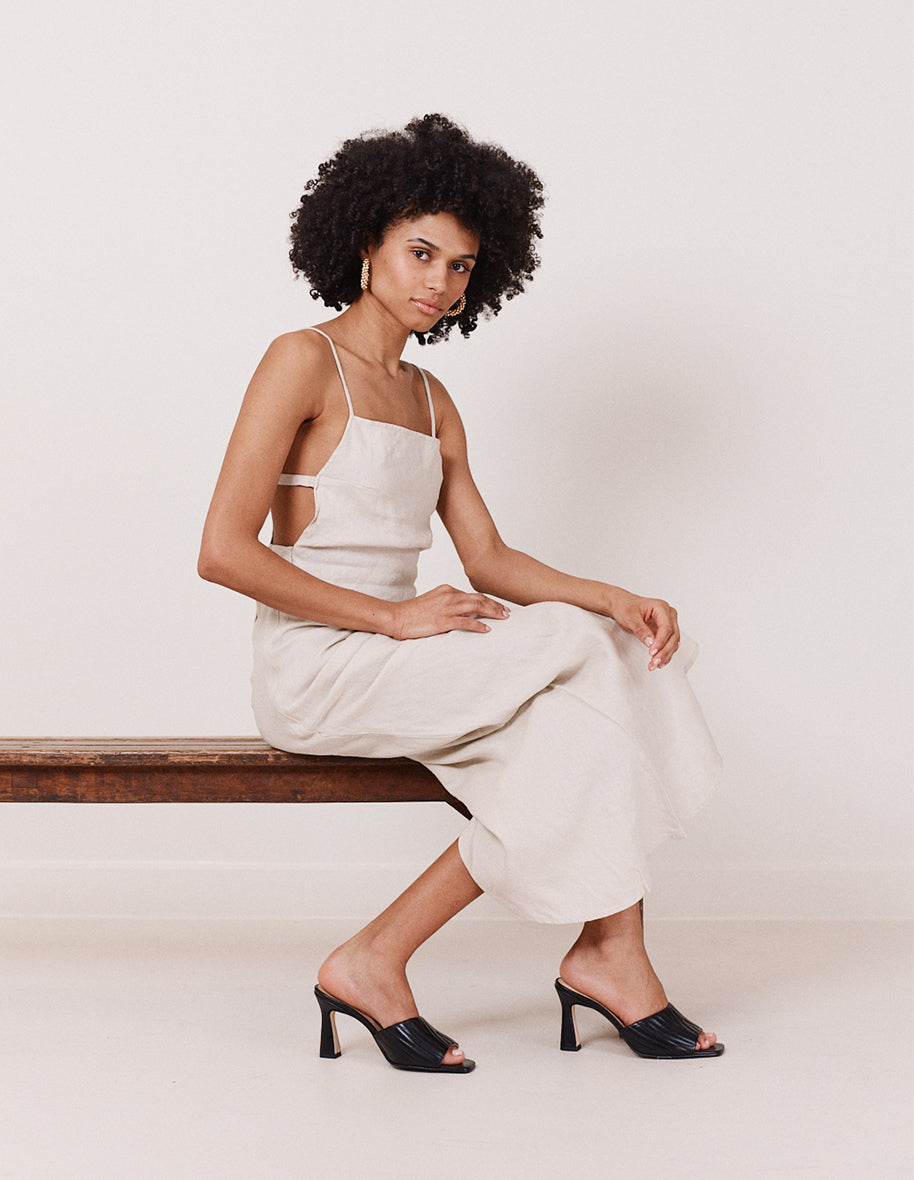 Mules Martha - Cuir noir