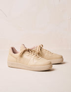 Baskets basses Maxence H - Cuir crème