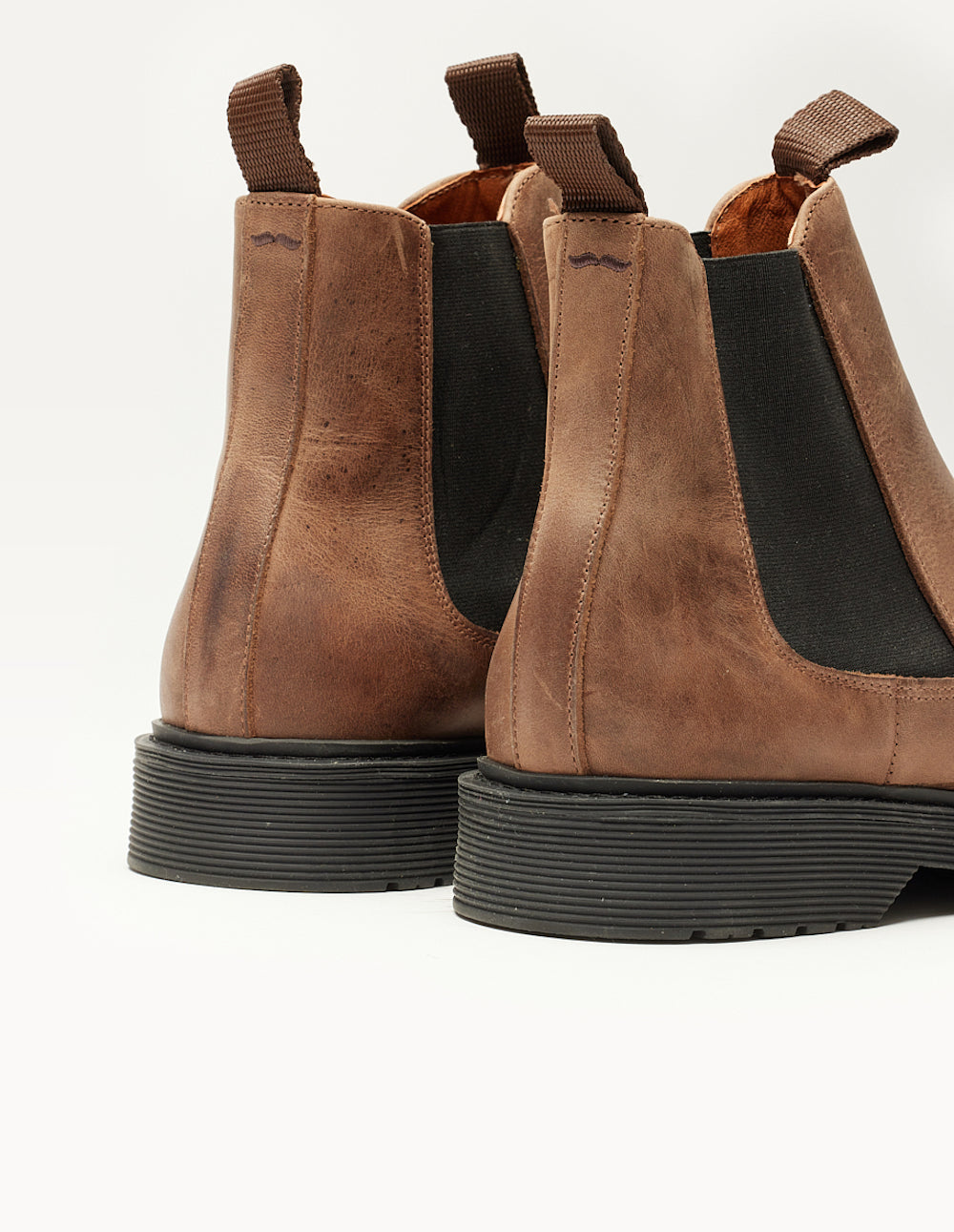 Axel Bottines - Cuir cire d'abeille brun