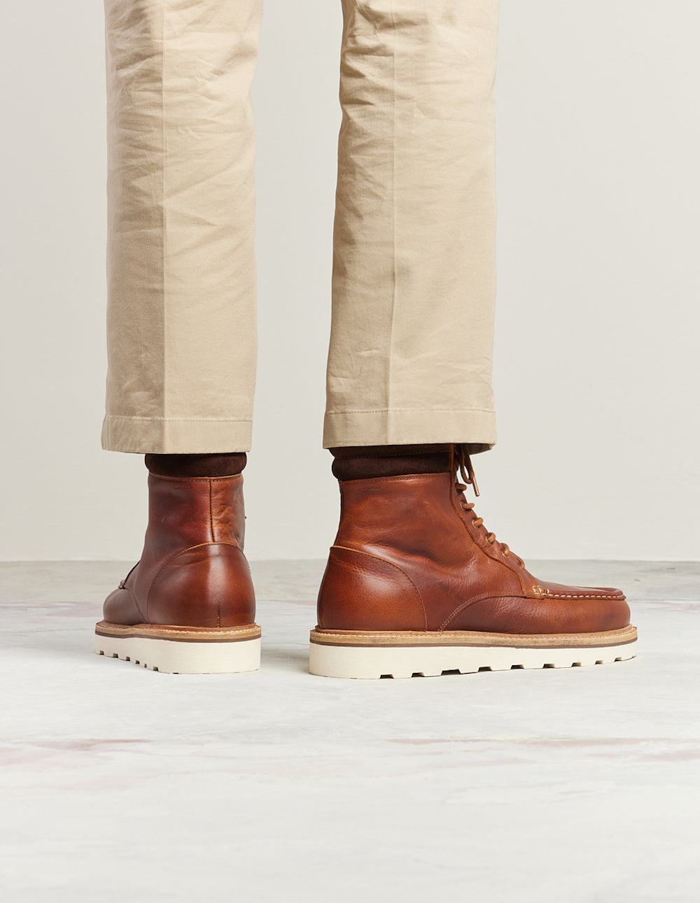 Bastien Bottines - Terracotta Pull-Up Cuir