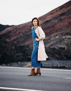 Brune ankle boots - Brown suède