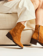 Callie ankle boots - Amber suède