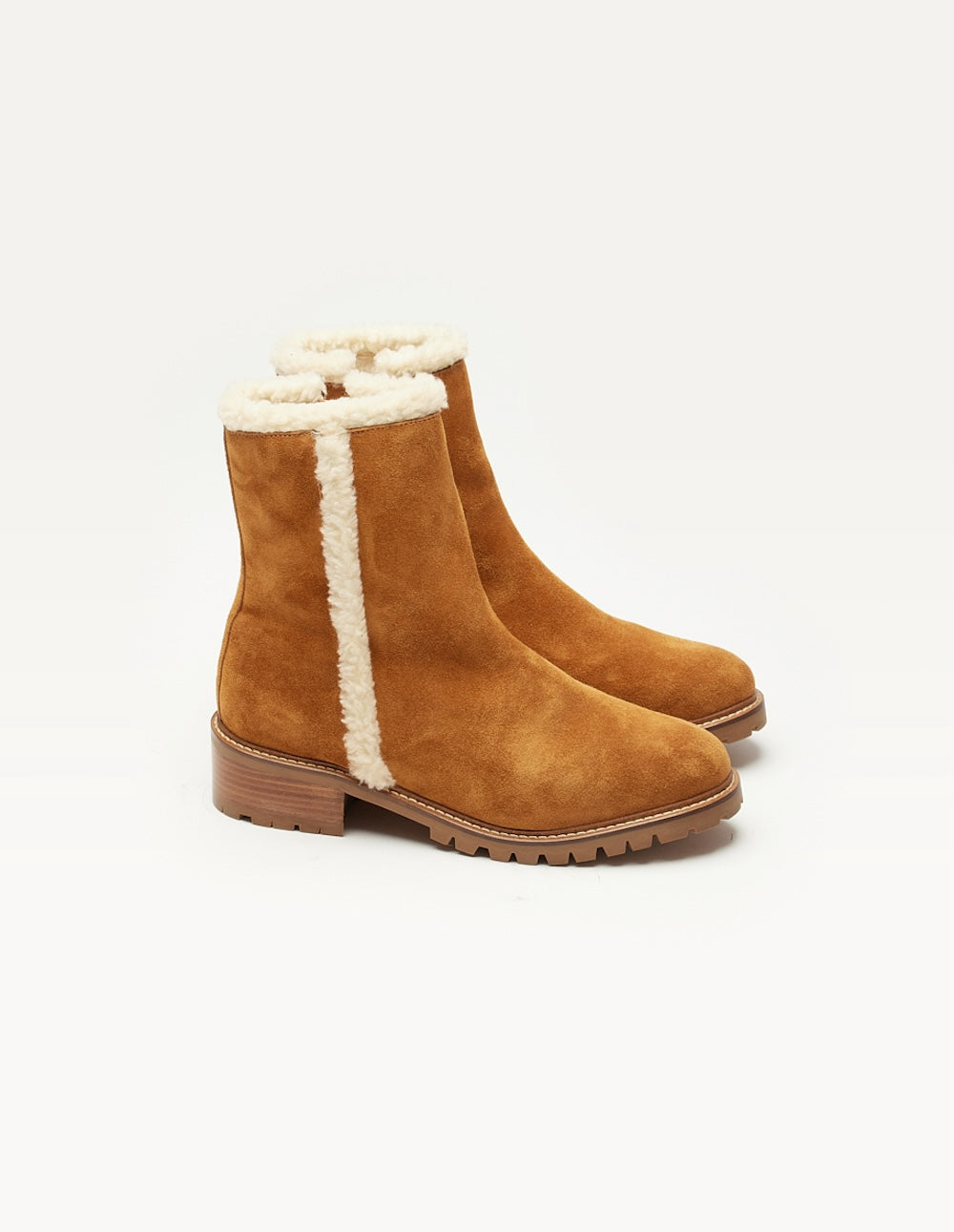 Céline Four-Red Bottes - Amber Suede