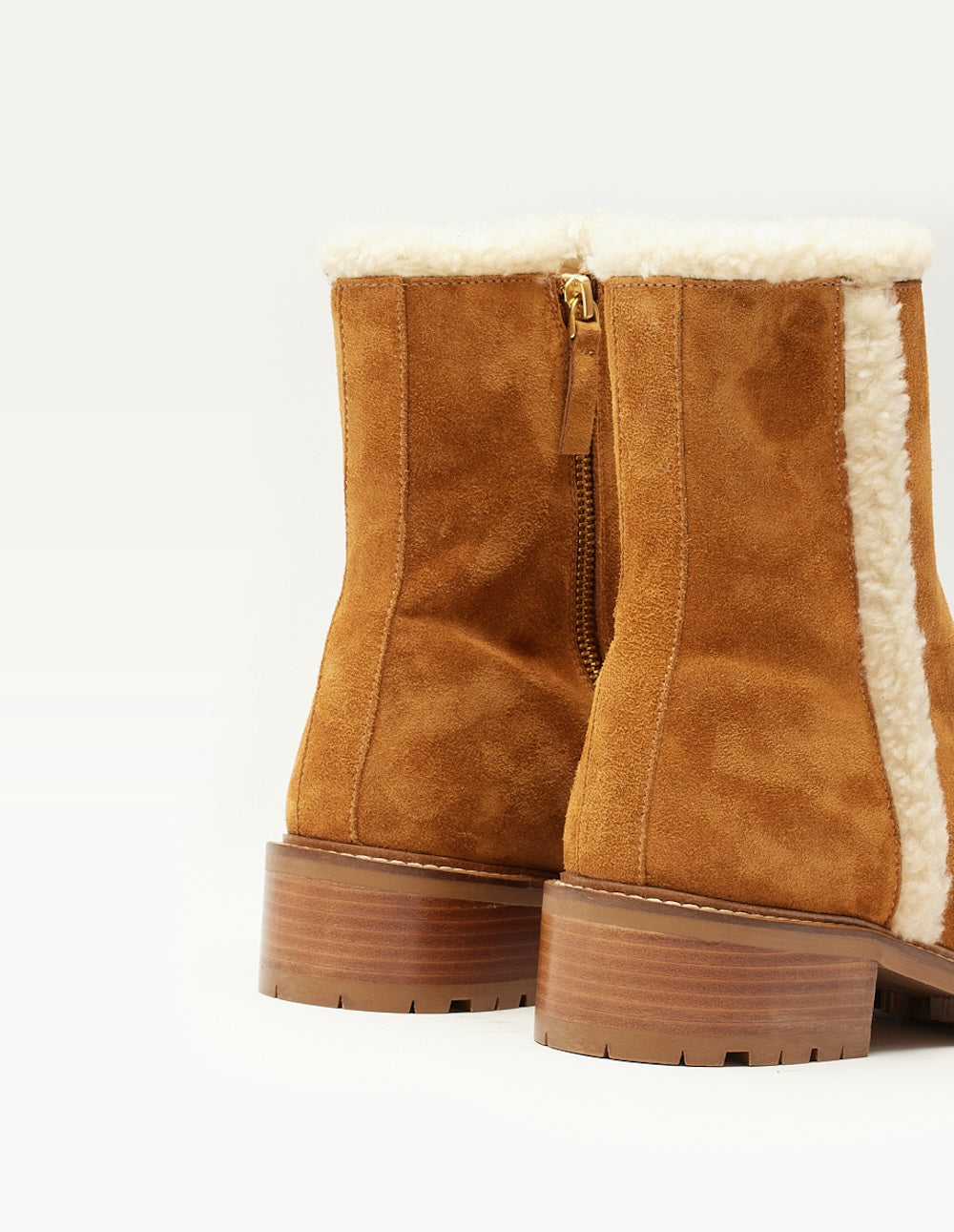 Céline Four-Red Bottes - Amber Suede