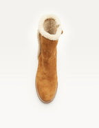 Céline Four-Red Bottes - Amber Suede