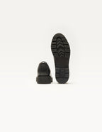 Derbies Deborah - Cuir noir fourré