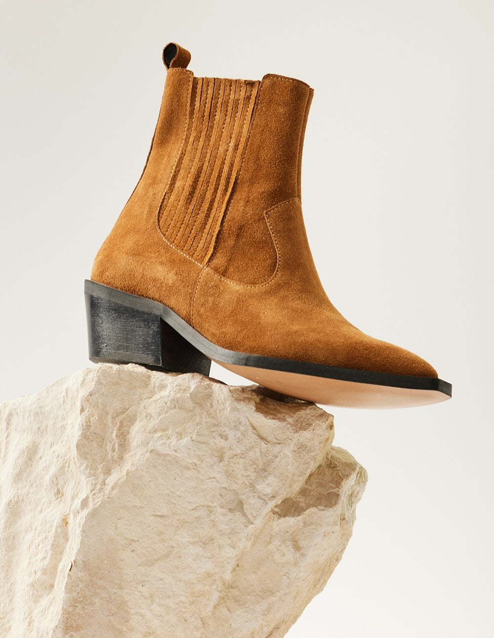 Georgia ankle boots - ambre suède