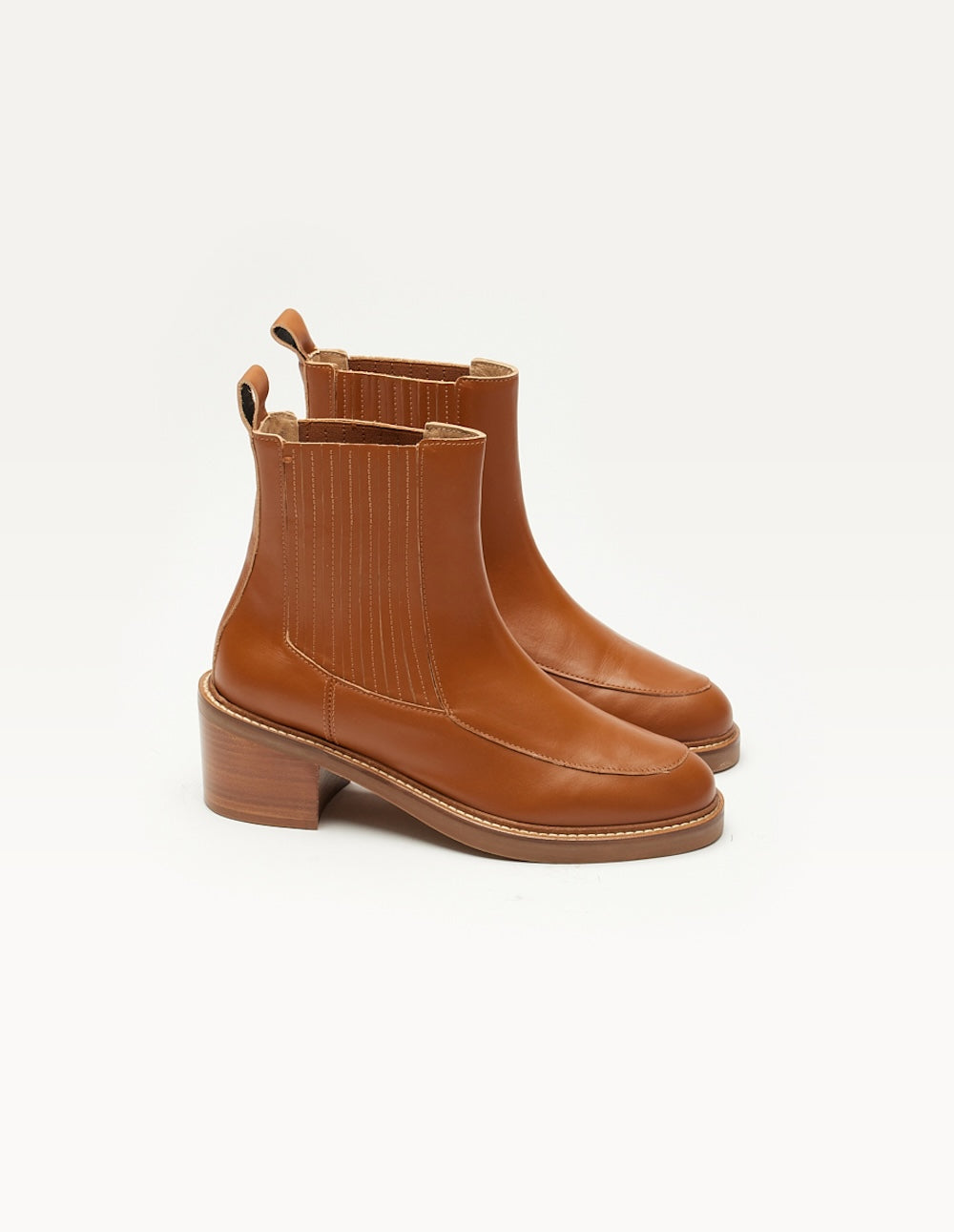 Janine ankle boots - Cuir cognac