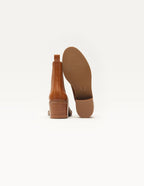 Janine ankle boots - Cuir cognac