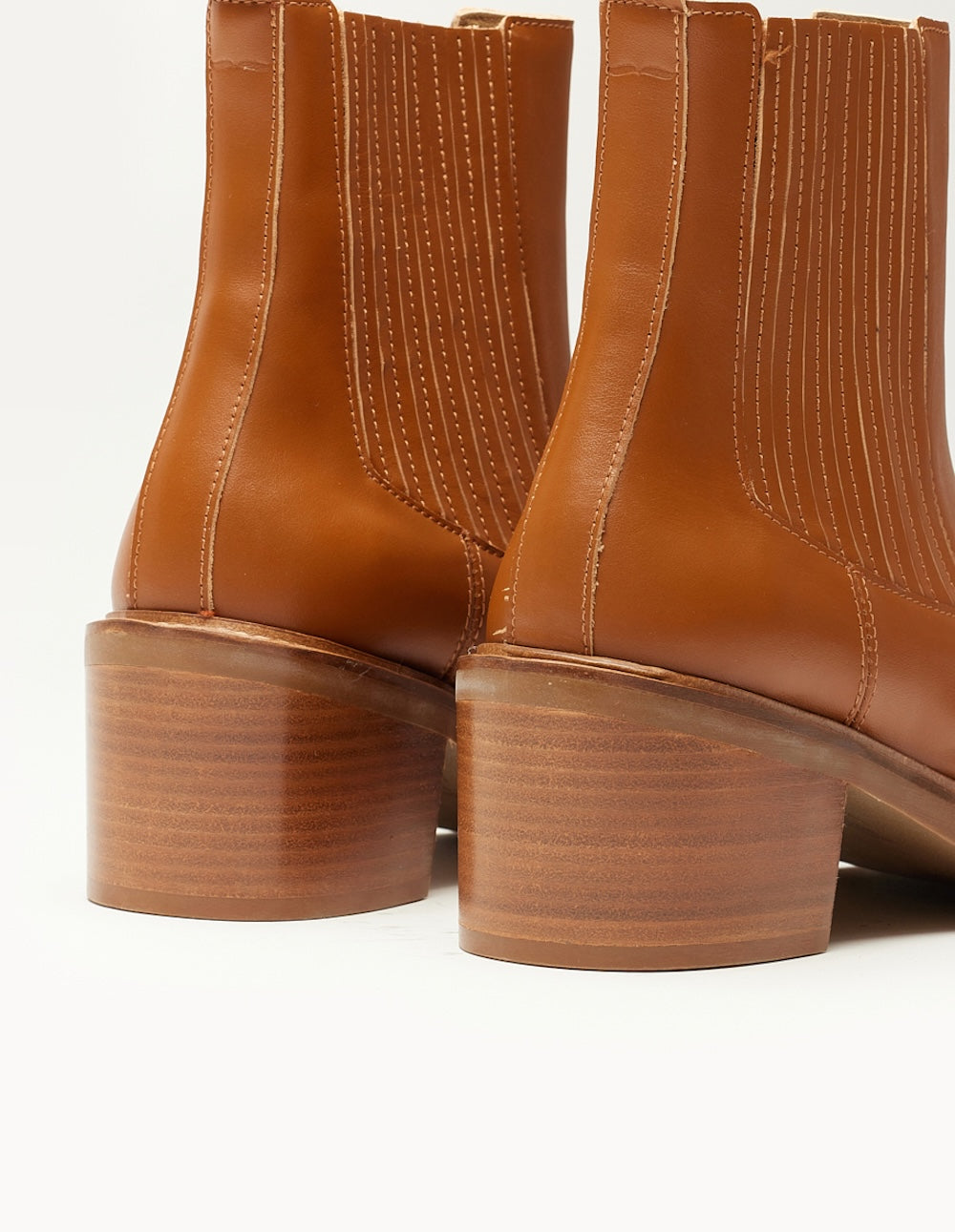 Janine ankle boots - Cuir cognac