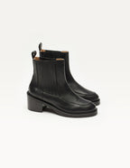 Janine ankle boots - Cuir noir