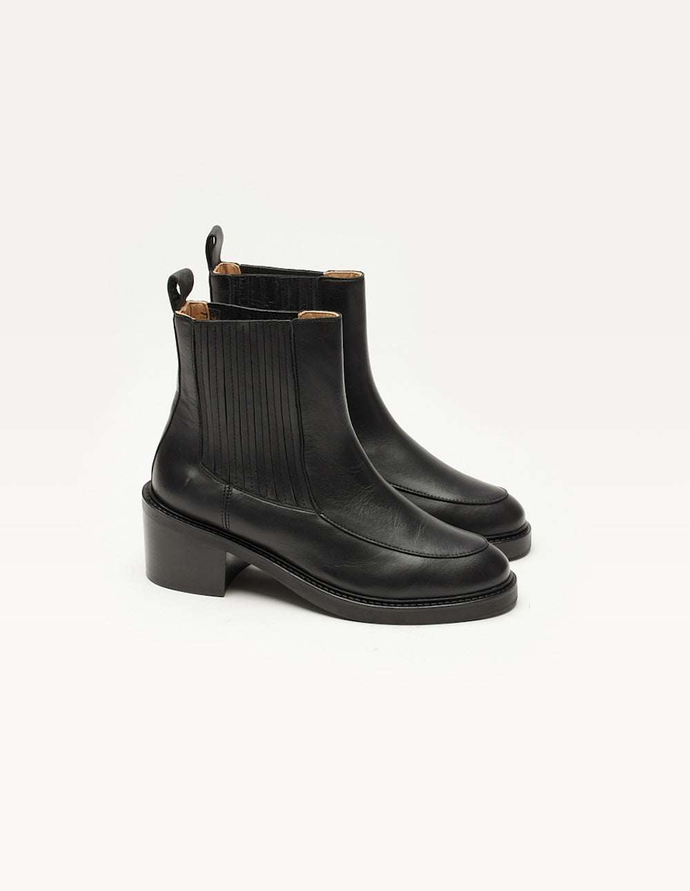 Janine ankle boots - Cuir noir