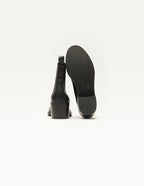 Janine ankle boots - Cuir noir