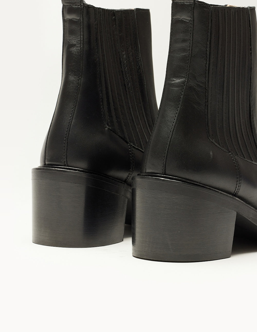 Janine ankle boots - Cuir noir
