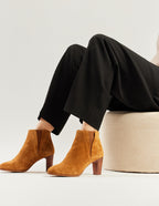 Jeanne H ankle boots - ambre suède