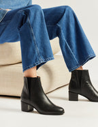 Jeanne M ankle boots - Cuir noir