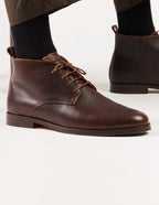 Jérome Bottines - Brown Grain Pull-Up Cure
