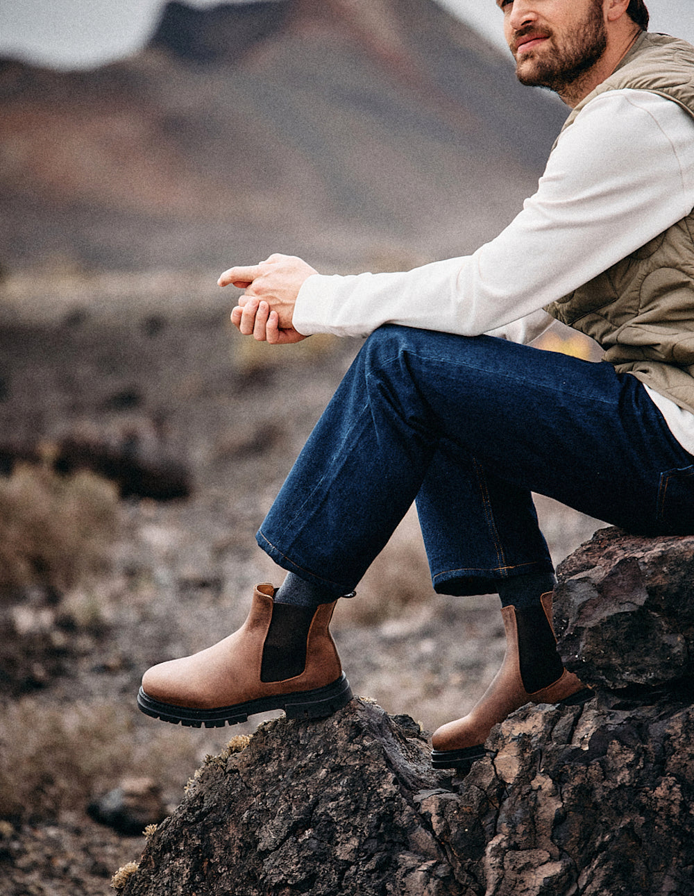 Liam Bottines - Cuir cire d'abeille