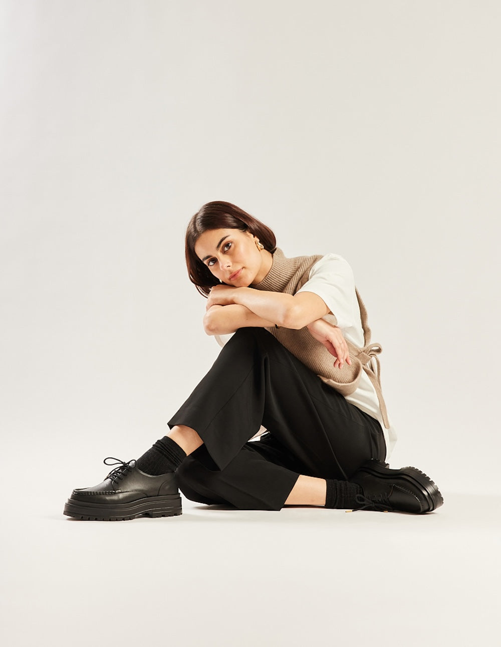 Derbies Madeline - Cuir noir