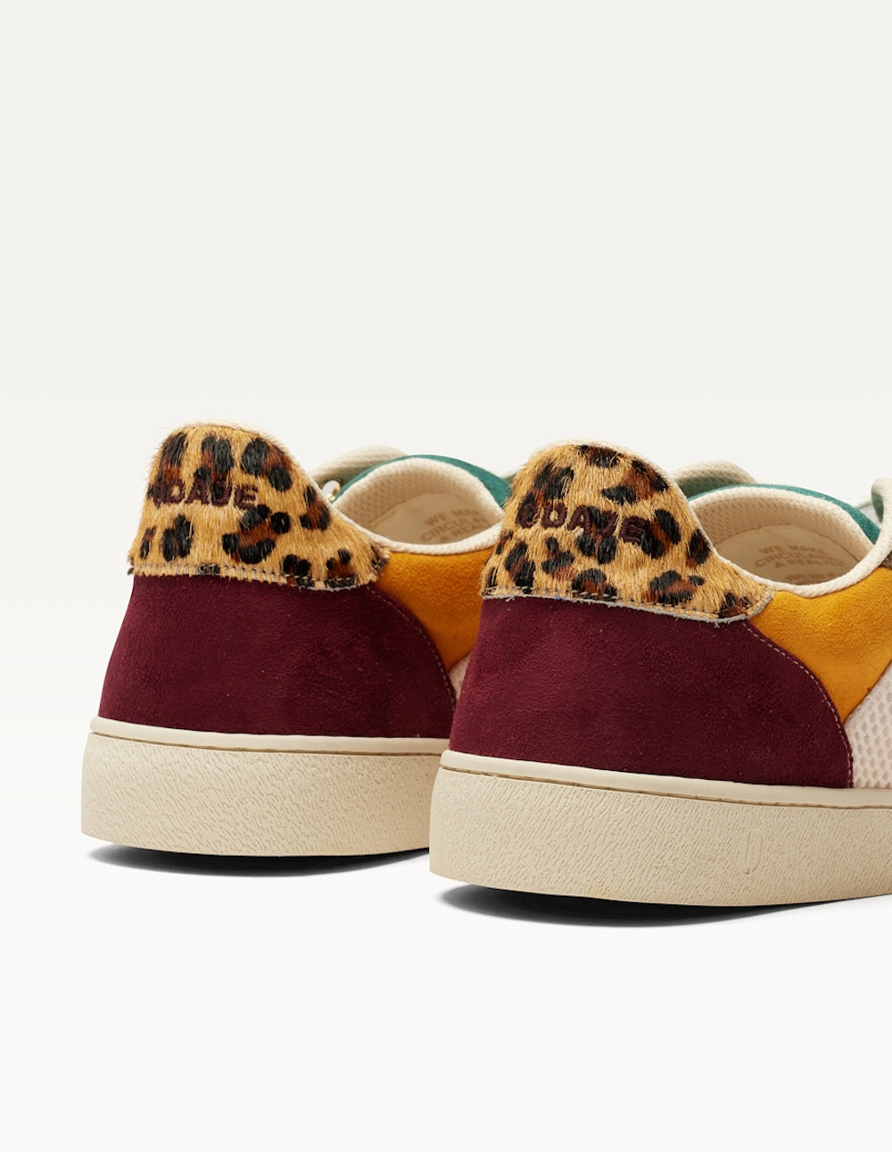 Baskets basses Marie - Bordeaux beige kaki
