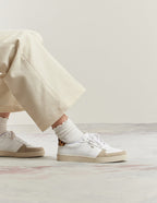 Baskets basses Marie - Gris clair blanc pony